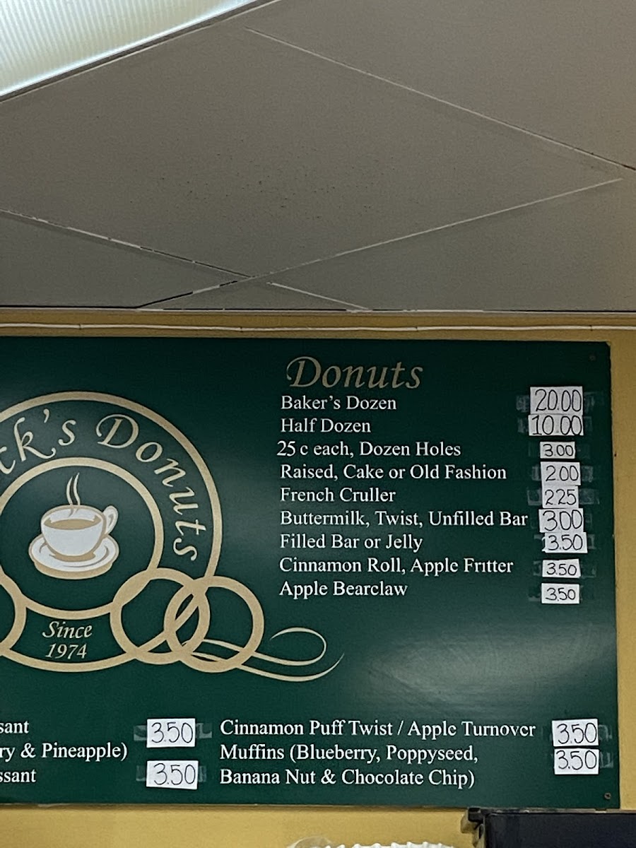 Chuck's Donuts Menu - Image 3